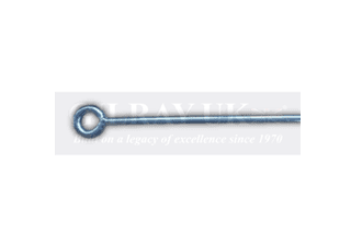 Metal rod with looped end