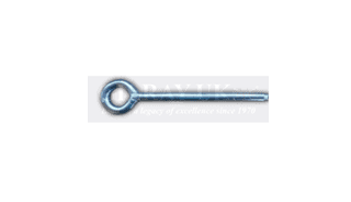 Metal eye bolt for construction use